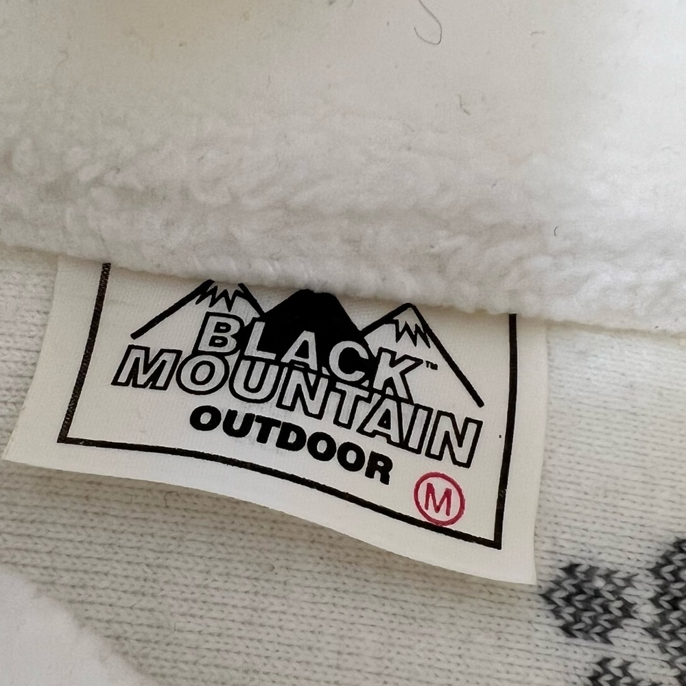 Vintage 90’s Black Mountain Cat Print fleece full zip jacket - Picture 3 of 9